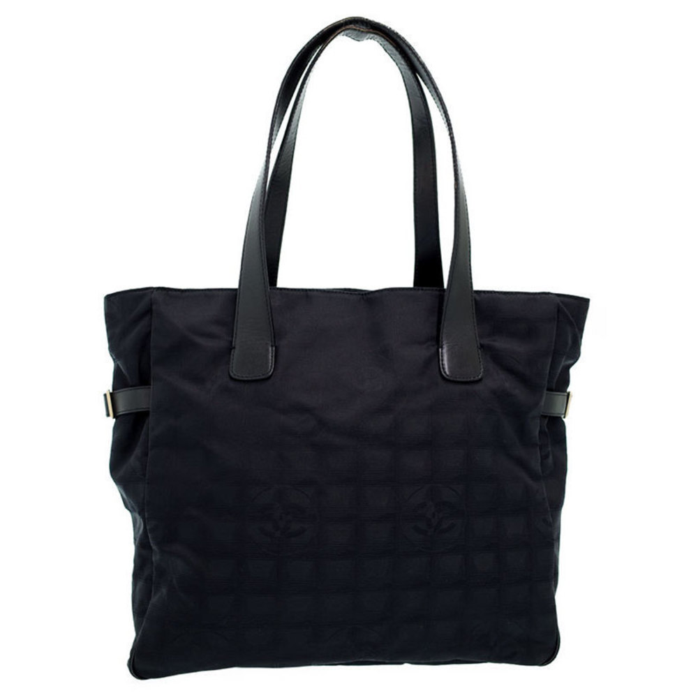 Chanel Line Nylon Tote Bag